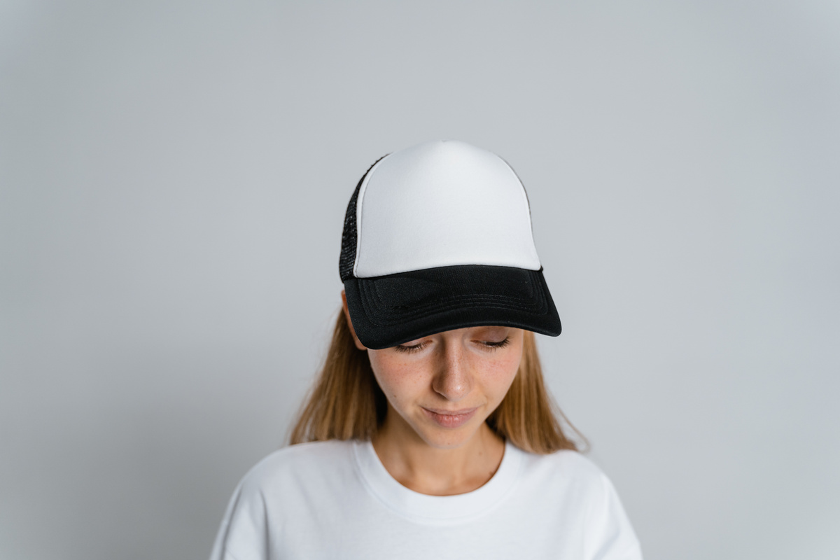 A Woman Wearing a Cap